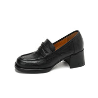 Retro Versatile Commuter Leather Shoes