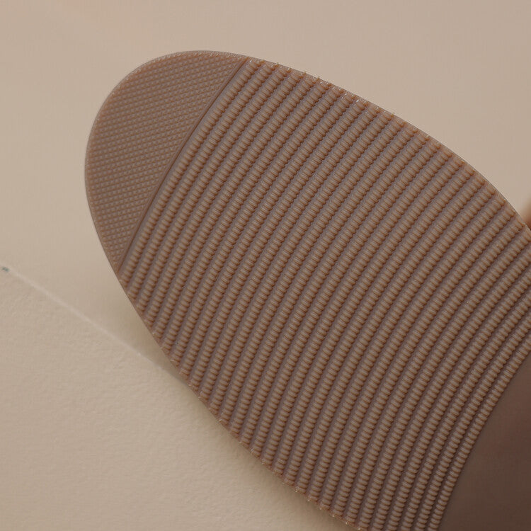 Cowhide Low-Heel Knee-High Boots