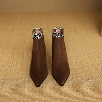 7cm Pointed - Toe Stiletto Ankle Boots