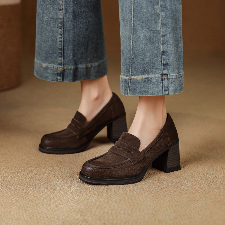 Retro Versatile Commuter Leather Shoes