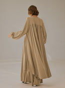 Flowy Open-Front Cardigan