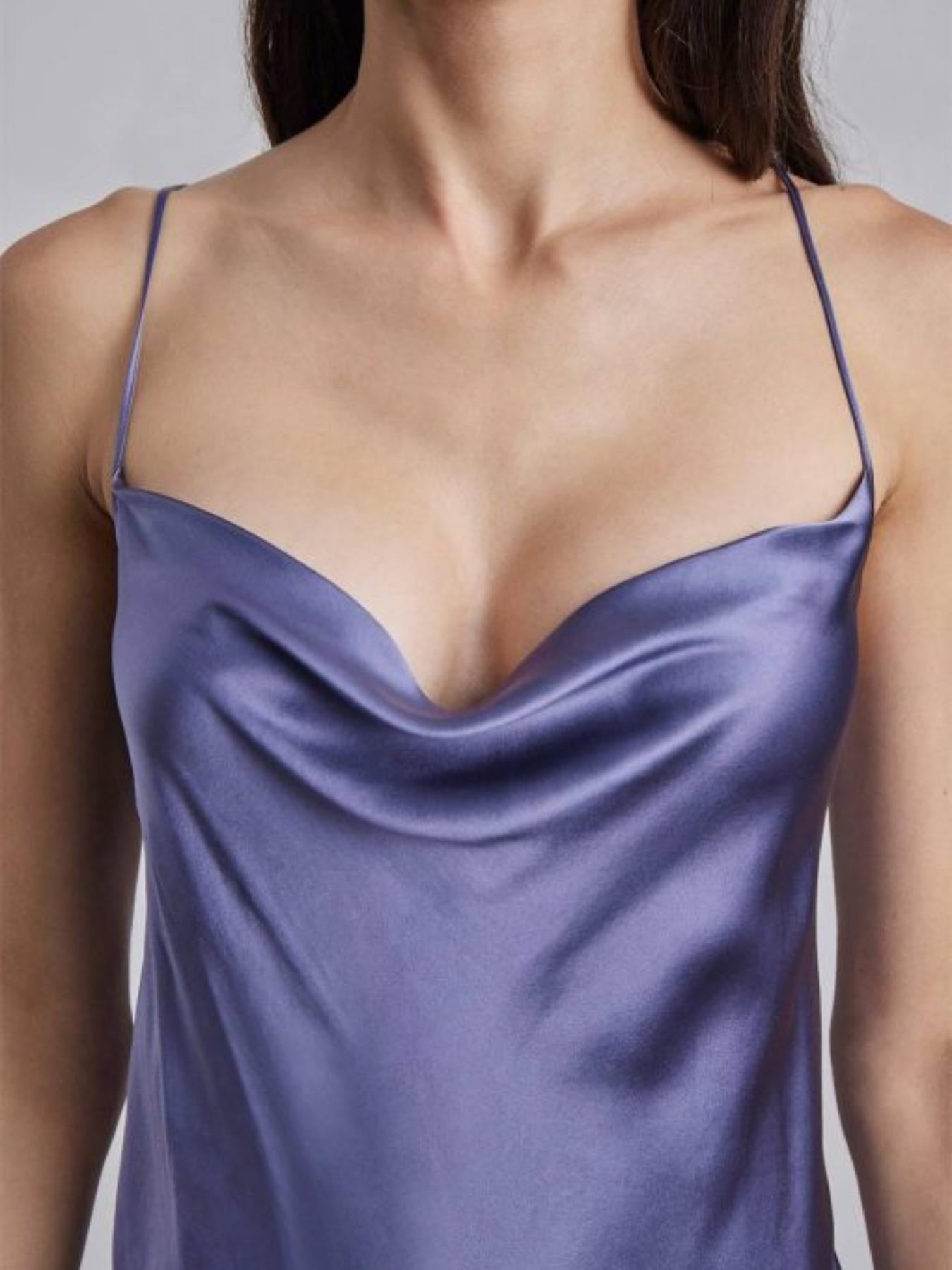 Silk Satin Slip Dress