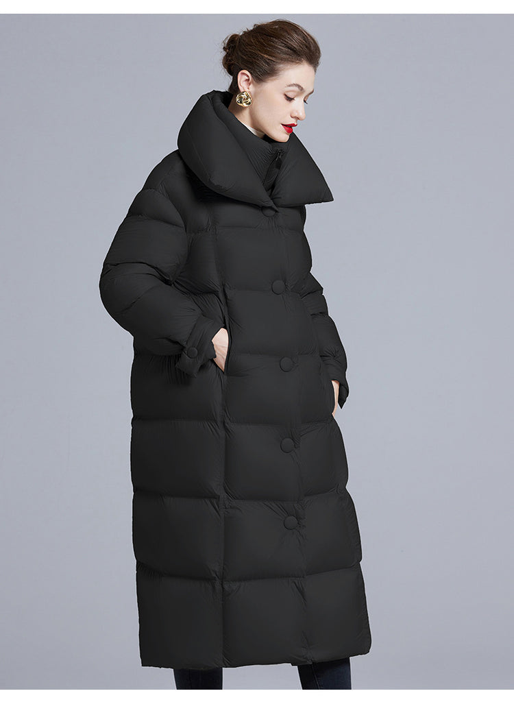 Fake Two-Piece Thickened Down Coat