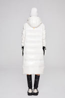 Medium-length Shiny Puffer Coat