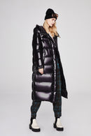 Medium-length Shiny Puffer Coat