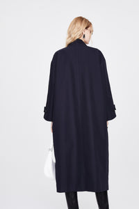 Lazy Style Long Trench Coat
