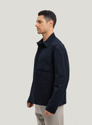 Half-Zip Cotton-Blend Pullover