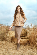 Arctic Grace Quilted Coat