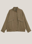 Wool-Blend Jacket With Pockets