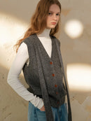 V-neck Wool Vest