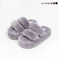 Thick-soled Non-slip Furry Slippers