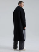 1 ×Paneled Cashmere Coat