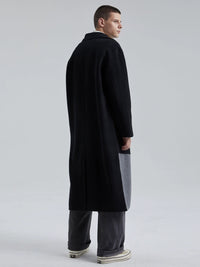 1 ×Paneled Cashmere Coat