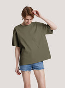 100% Cotton Crewneck Pocket Tee