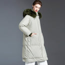 Raccoon Fur Collar Down Jacket