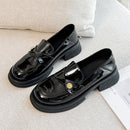 Agsdon Shiny Low-top Loafers