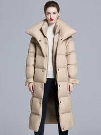Fake Two-Piece Thickened Down Coat