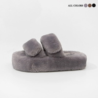 Thick-soled Non-slip Furry Slippers