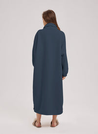 Oversized Fleece Knit Dress