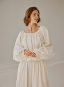 Cloudy Gathered Blouse