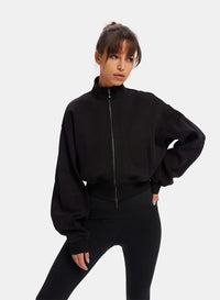 Zip Front Bomber Jacket