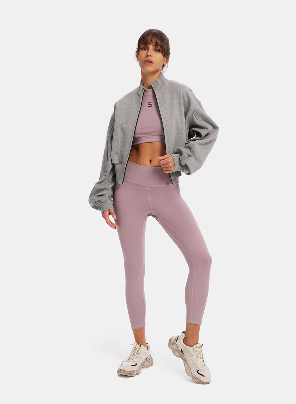 Zip Front Bomber Jacket