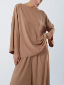 French Lazy Loose Suit