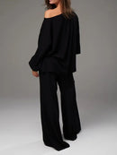 French Lazy Loose Suit