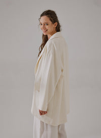 Relaxed One-Button Blazer