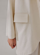 Relaxed One-Button Blazer