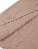 100% Cotton Double Crinkle Yarn Robe