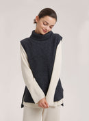 Sleeveless High Neck Top