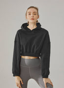 Boxy Cropped Hoodie