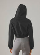 Boxy Cropped Hoodie