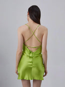 Silk Satin Slip Dress