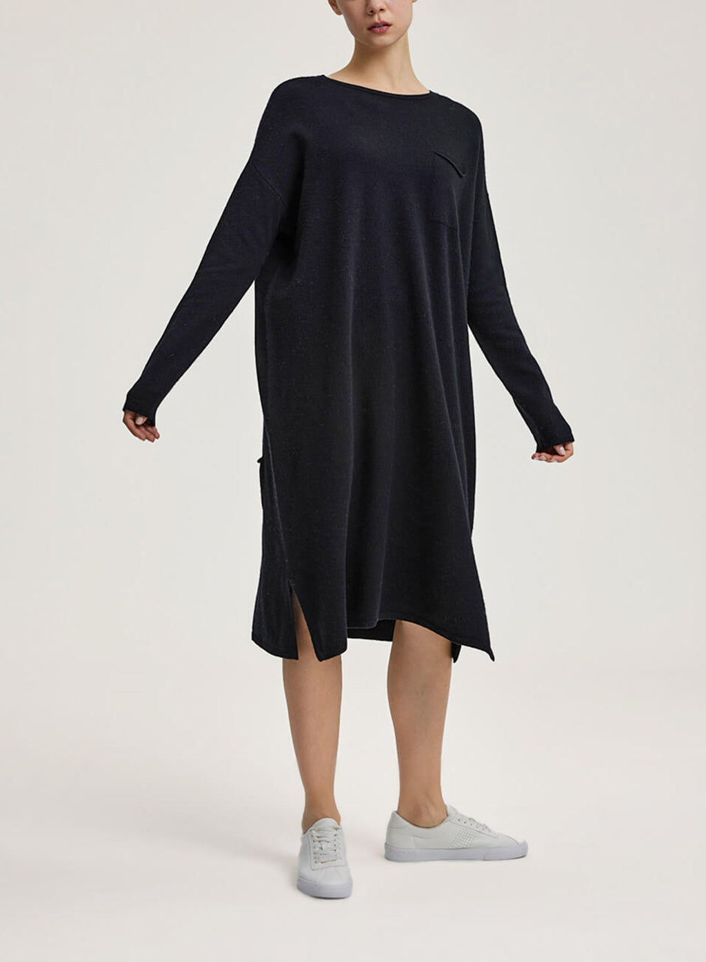 Oversized Wool Dress