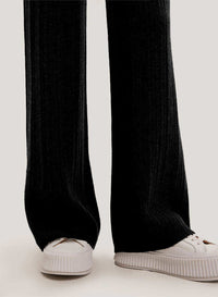 Ribbed Yak Wool Trousers