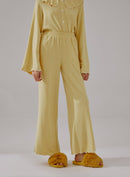 Ruffle Wide-leg Pajama Pants