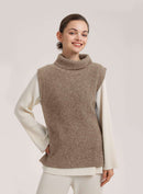 Sleeveless High Neck Top