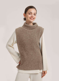 Sleeveless High Neck Top