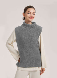 Sleeveless High Neck Top