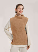 Sleeveless High Neck Top